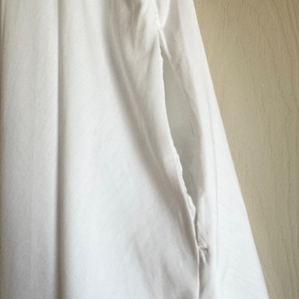 White Puff Sleeve Abercrombie Mini Dress Sz M - Picture 4 of 5